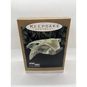 Hallmark’s Star Trek Romulan Warbird Light Ornament Magic 1995 Vintage Keepsake